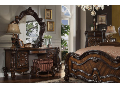 Dressing table Mirror Stool Luxury Console Bedroom Chest of drawers Baroque style