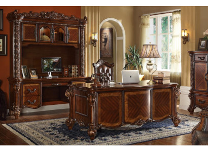 Office Desk Armchair Desks Table Wood Chair 2-piece Set Tables