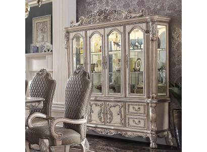 Sideboard Silver Baroque Wood Style Classic Italian Furniture Design Chest of drawers new