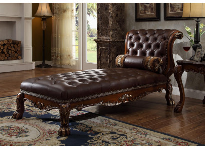 Chaise Longues Chesterfield Lounger Ottoman Chaise Sofa Couch Chesterfield