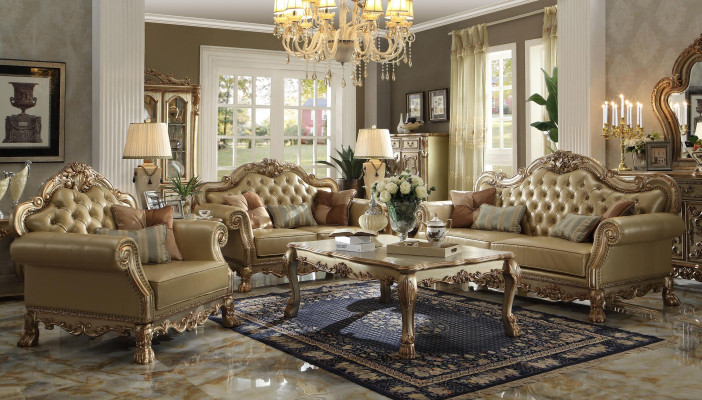 Luxury Sofa set 3+2+1 Seater Coffee table Furniture Couch Sofa new Baroque