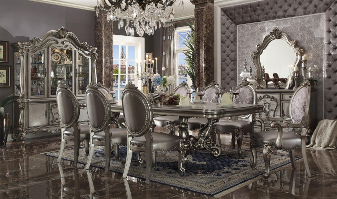 Dining table & 8x Chairs Dining room Set Dining set Suite Table Chair Tables