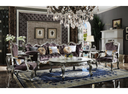 Sofa set 4+1+1 Seater Coffee table 4 pieces. Set design sofa couches baroque