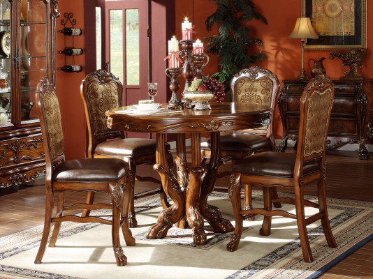 Round Dining Tables Round Designer Wood Dining Room Kitchen Table Brown
