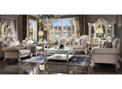 Classic sofa set 5 pieces. Set Coffee table Sofa 3+2+1+1 Seater Couch