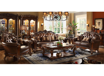 Classic Suite 3+2+1+1 Seater Sofa set Couch Sofa Leather Sofa