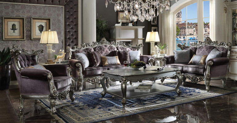 Luxury Furniture Sofa Sofa set Couch Upholstery 3+2+1 Seater with Coffee table