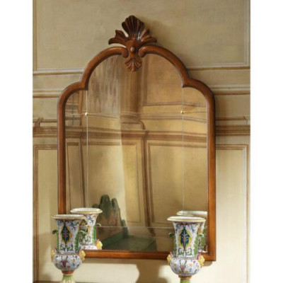 Wood Wall Mirror Real Handcraft Italian workmanship Frame Wall mirror