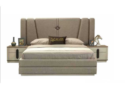 Bed Bedside table 3-piece Bedroom Set Stylish Design Modern Luxury Beds