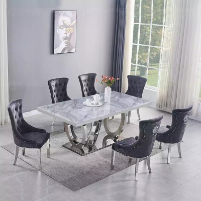 Modern designer dining room dining table kitchen table glass top style furniture