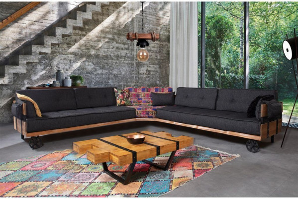 Loft Coffee table Design Furniture Table 130x80 Living room Wooden table Coffee tables