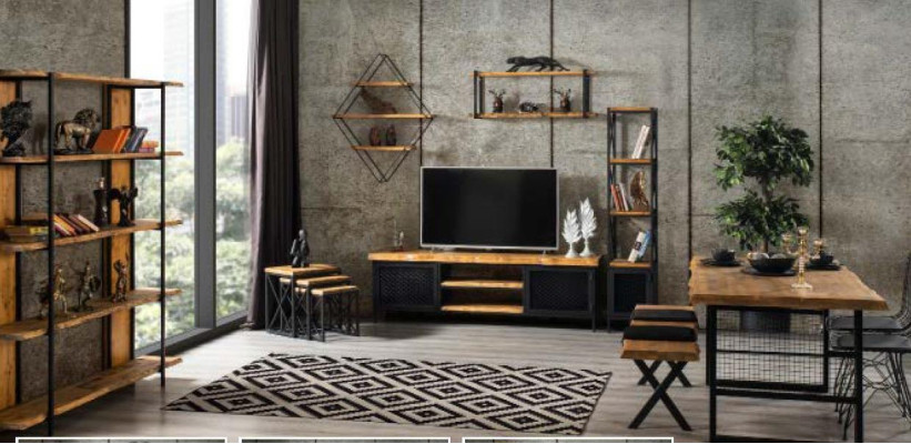 Design Books Shelf Wardrobe Cabinets Wood Shelves 160x35x180cm Living room