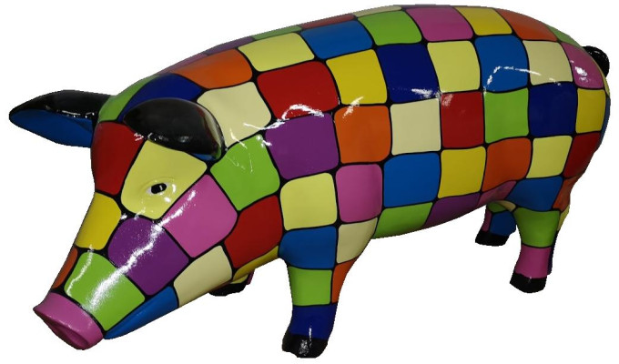 Abstract Pig Sculptures Design Home Decoration Statues Figures Figure Decoration