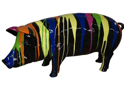 Decoration Pig Abstract Figure Statue Figures Decoration Garden Modern Sculptures