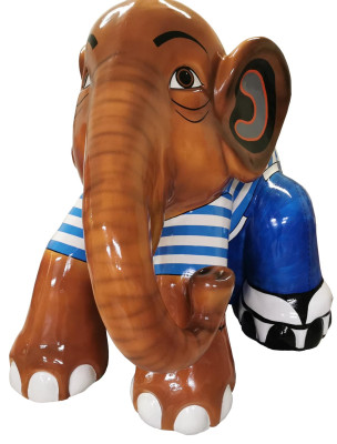 Designer Figure Statue Modern Figures Decoration Elephant Decorative Garden Sculptures