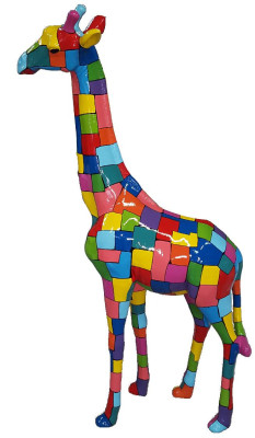 Designer Figures Modern Decorations Garden Giraffe Statue Sculpture Sculptures