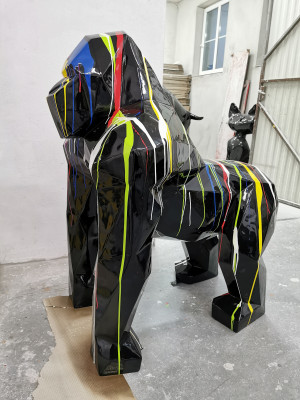 Figures statues decoration decoration gorilla garden new designed figure modern statue