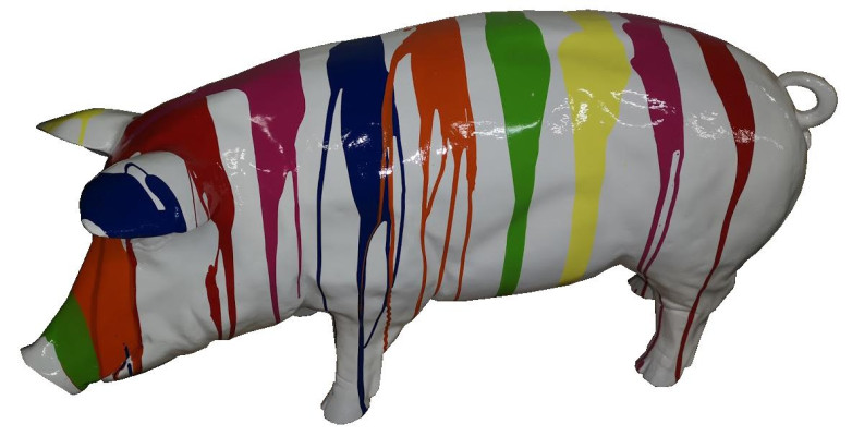 Designer Figures Modern Decorations Garden, Pig Statue Sculpture Sculptures