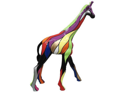 Design Statue Colorful Sculpture Abstract Figures Statues Hand Painted Decoration