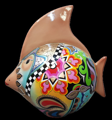 Home Decoration Sculptures Statues Figures Abstract Fish Figure Handcraft Decoration