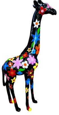 Designer Figures Modern Decorations Garden Giraffe Statue Sculpture Sculptures