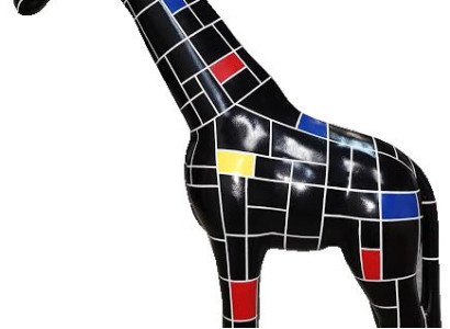 Abstract Figure Statue Figures Decoration Giraffe Garden Sculpture Sculptures