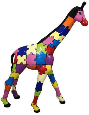 Sculpture Abstract Design Statue Colorful Figures Hand Painted Decoration Statues new