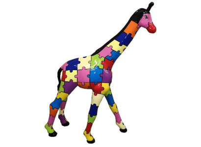 Sculpture Abstract Design Statue Colorful Figures Hand Painted Decoration Statues new