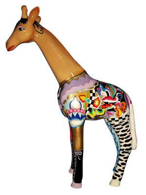 Sculptures Design Home Decoration Statues Figures Abstract Giraffe Figure Decoration