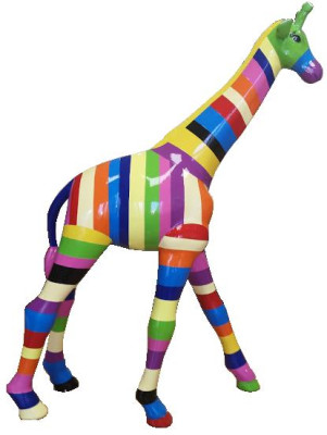 Statue Colorful Sculpture Abstract Designer Figures Statues Hand Painted Decoration