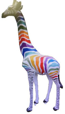 Designer Figures Modern Decorations Garden Giraffe Statue Sculpture Sculptures