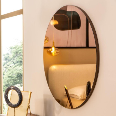 Mirror Wall mirror Hanging mirror Round Hallway mirror Decorative Modern 95 cm