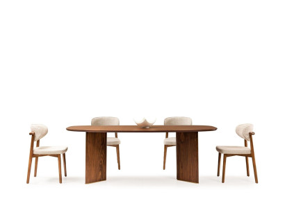 Dining set dinette Dining room Dining table Chairs Brown Set 7 pieces Classic