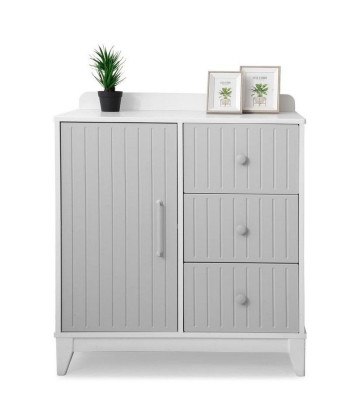 Modern children's room Chest of drawers in gray with lots of storage space Luxurious novelty удаление