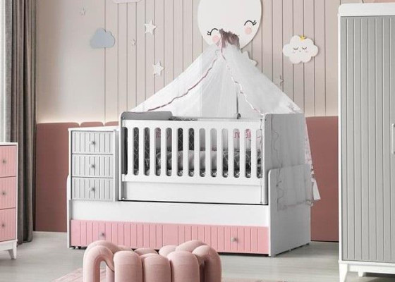 Stylish Childrens bed for Baby Multicolored Perfect furniture for your childrens room