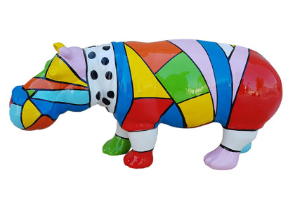 Designer Abstract Figure Modern Figures Decoration Hippo Garden Sculptures