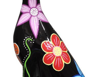 Designer Decorative Statues Handcraft Modern Painted Figures Abstract Statues