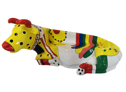 Designer Abstract Modern Figure Cow Decorative Garden Sculptures Decoration Design