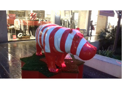 Designer Abstract Figure Modern Figures Decoration Hippo Garden Sculptures