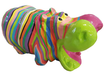 Designer Abstract Figure Modern Figures Decoration Hippo Garden Sculptures