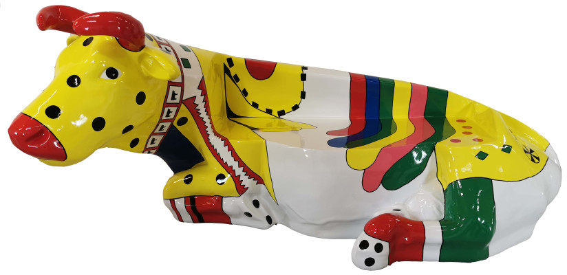 Designer Abstract Modern Figure Statue Cow Decorative Garden Sculptures Statues new