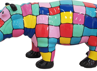 Designer Abstract Figure Modern Figures Decoration Hippo Garden Sculptures