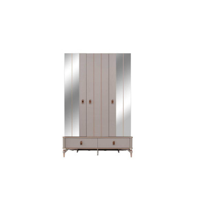 Complete e Kinderfurniture Girls Bed Wood Set 4-piece Childrens room Beige