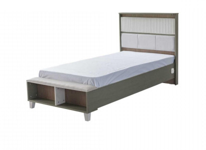 Bed frame Childrens bed Bed Childrens room Children's room furniture Gray Wood