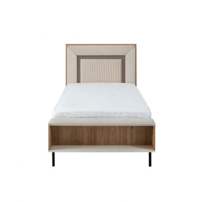 Bed frame Childrens bed 120 cm Bed Childrens room Bed frame e Brown Wood