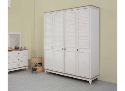 Wardrobe Wardrobe Children's Wardrobe Wooden Cabinet Wood White Modern