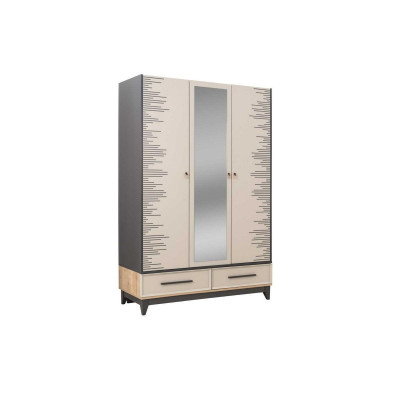 Modern Wardrobe Children's Wardrobe Wooden Wardrobe Wood Beige