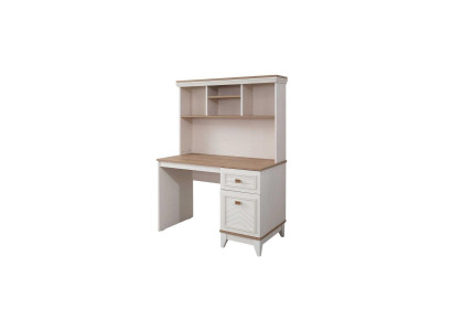 Desk Wardrobe Computer desk White Office furniture Wood Table Shelves