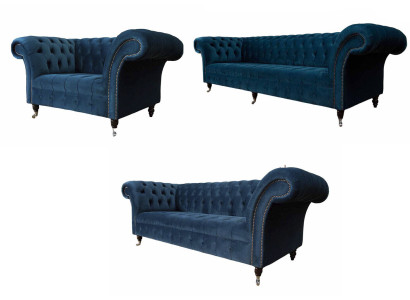 Sofa set 4+3+1 Seater Set Design Sofa Upholstery Couch Modern Luxury