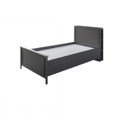 Childrens bed Childrens room Children's furniture Suite Bed Gray Wood Set 5pcs